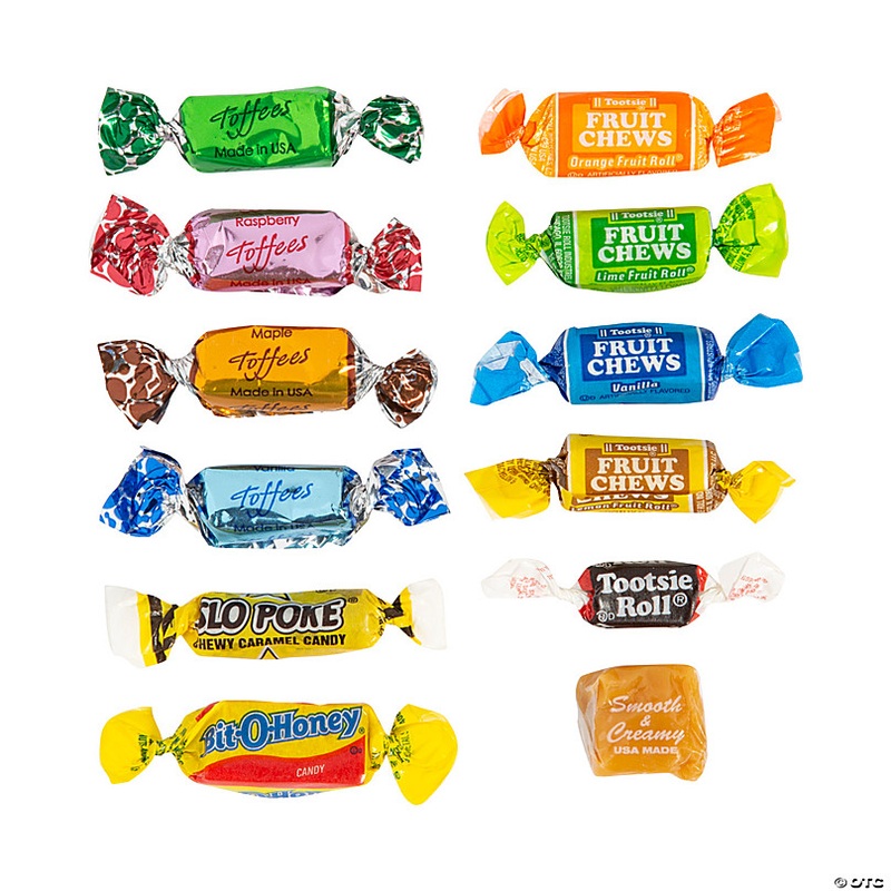 4 lbs. Bulk 275 Pc. Everyday Favorites Chewy Candy Assortment