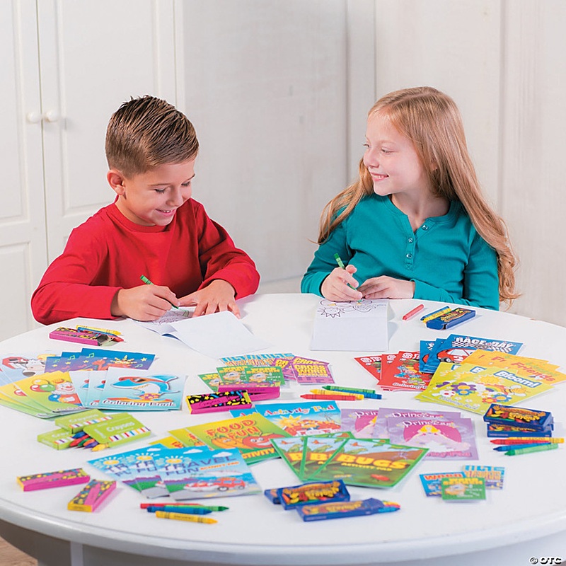 5 x 7 Bulk 72 Pc. Assorted Everyday Fun Paper Coloring Books