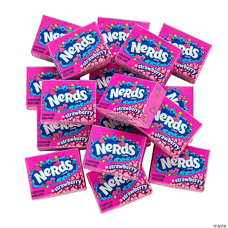 9 Oz. Nerds Strawberry-Flavored Mini Candy Boxes - 24 Pc.