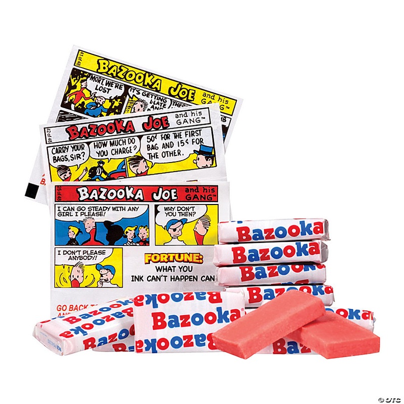 Bulk 2000 Pc. Bazooka Original Bubble Gum with Comic Wrapper