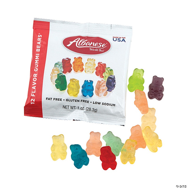 Bulk Albanese Gummi Bear Packs - 200 Pc.