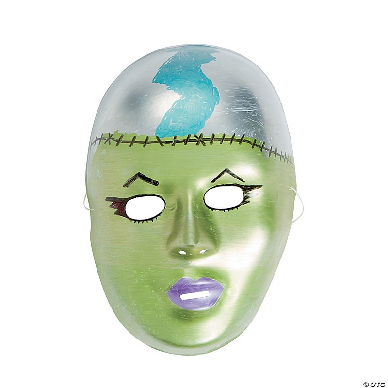 DIY White Face Masks - 12 Pc.