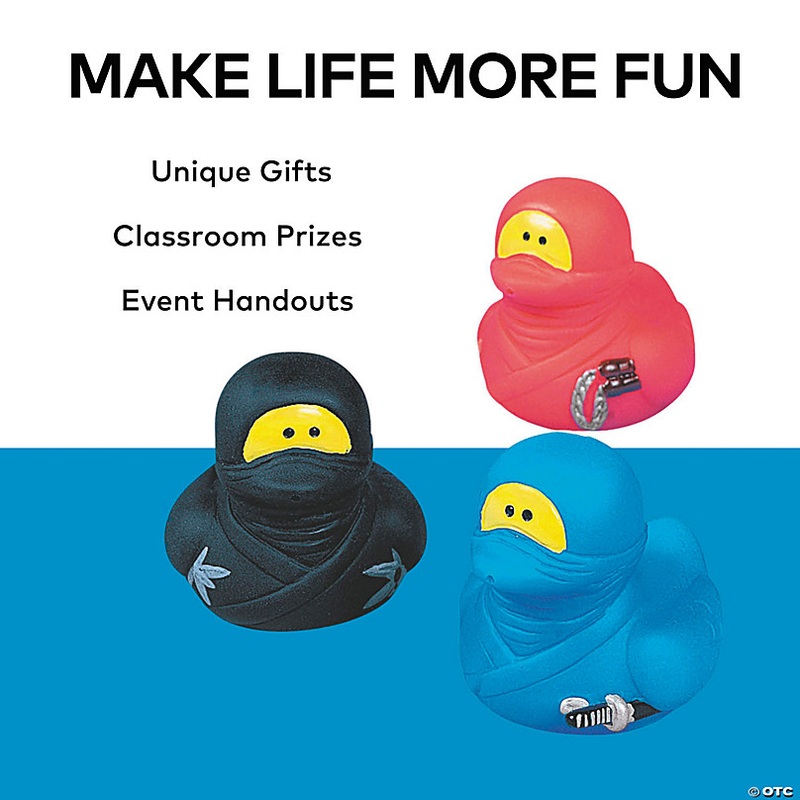 Ninja Rubber Ducks - 12 Pc.