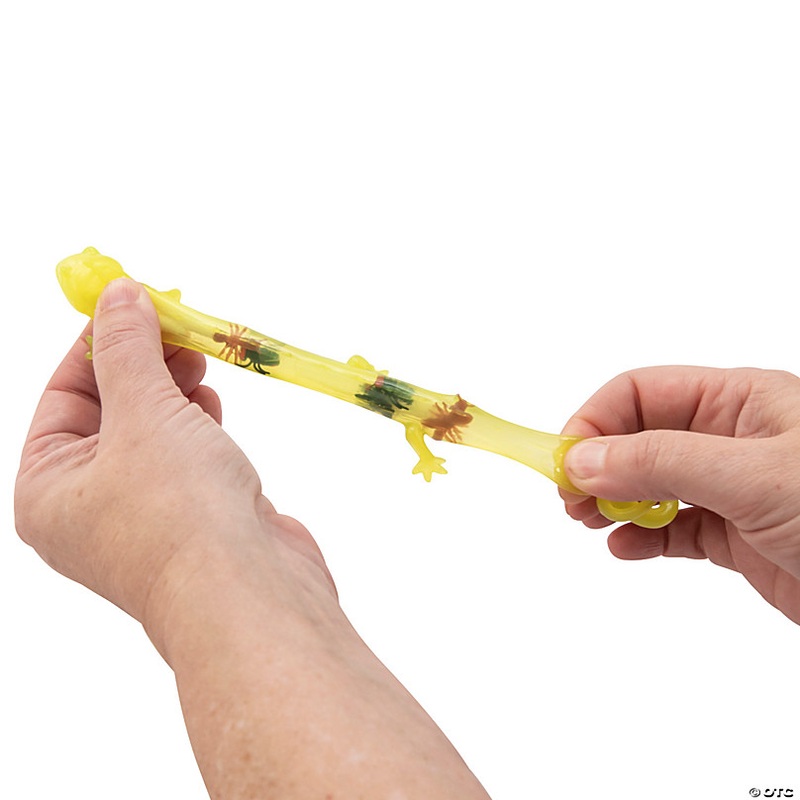 Sticky Lizards with Bugs Splat Toys - 12 Pc.