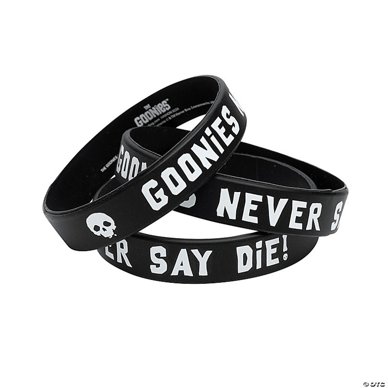 The Goonies Official Member Rubber Bracelets - 24 Pc.