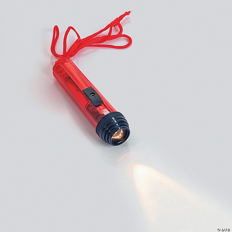 Transparent Flashlights on A Rope - 12 Pc.
