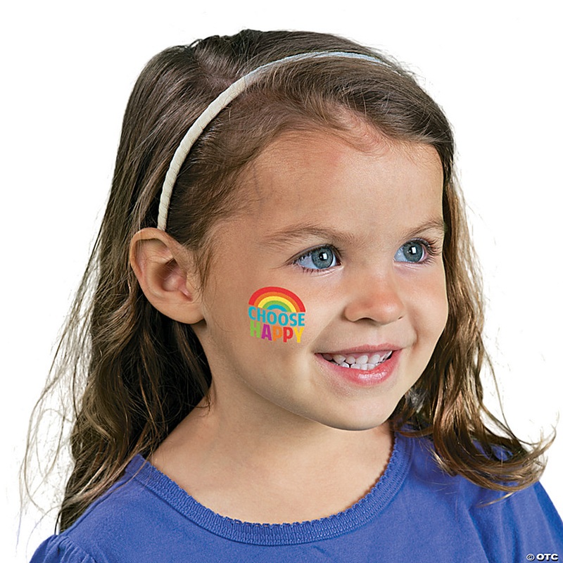 2 Bulk 720 Pc. Colorful Paper Temporary Tattoo Assortment