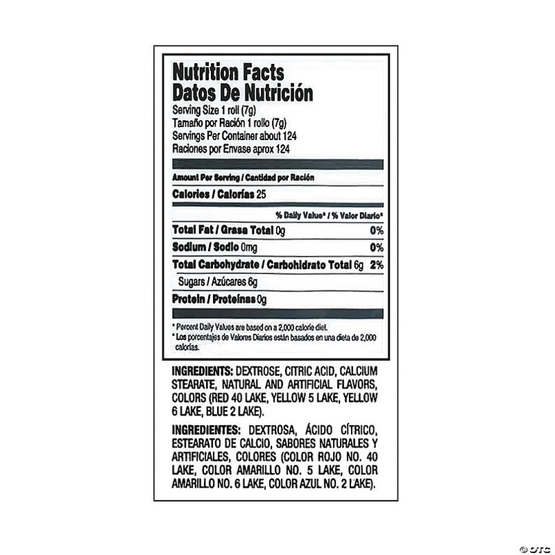 2 Lb. Smarties Fruit-Flavored Hard Candy Rolls - 120 Pc.