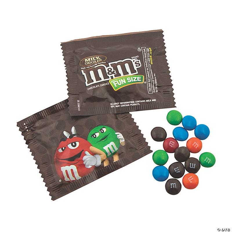 20 Lb. Bulk 480 Pc. M&Ms Milk Chocolate Fun Size Packs