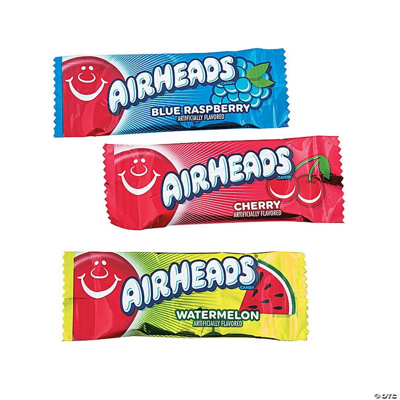 25 Lb. Bulk 1000 Pc. Air Heads Assorted Fruit-Flavored Mini Bars