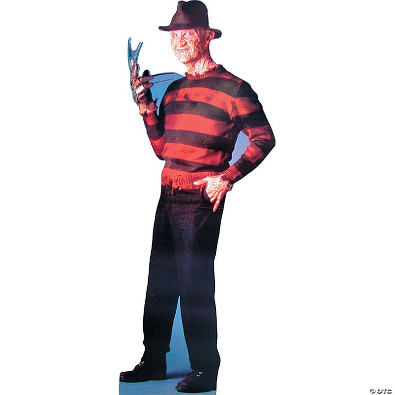 6 Ft. A Nightmare on Elm Street Bright Freddy Krueger Life-Size Cardboard Cutout Stand-Up