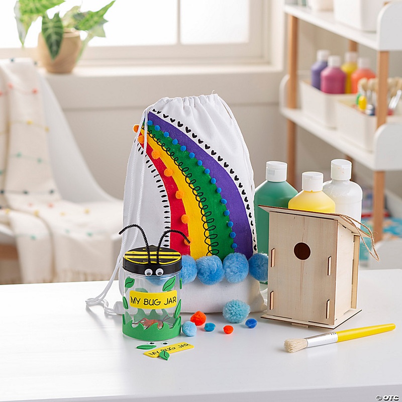 9 1/2 x 14 1/2 Bulk 48 Pc. DIY Medium White Canvas Drawstring Bags