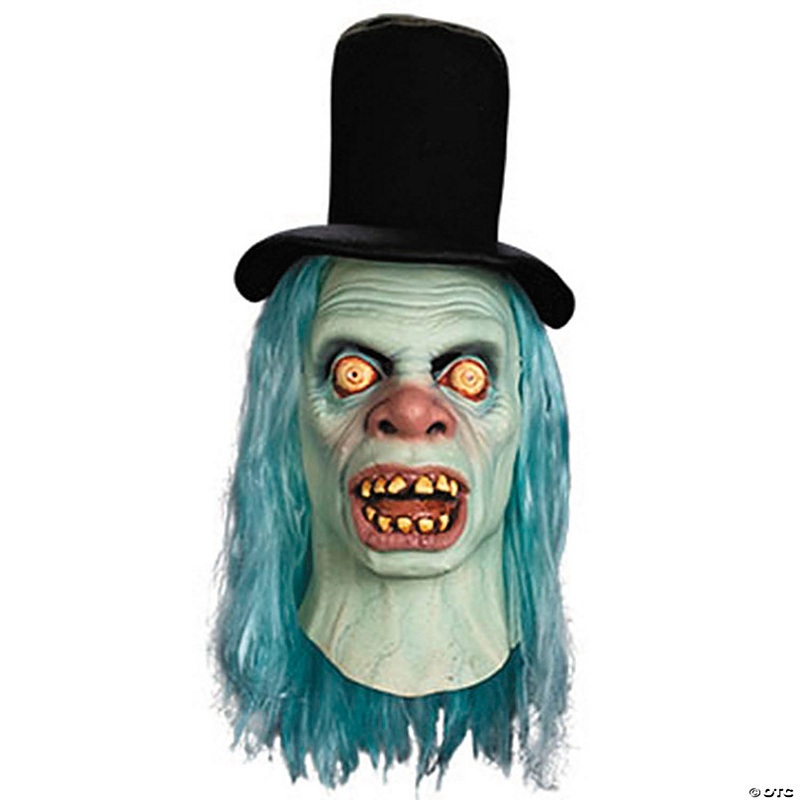 Adults Mabry Monsters Mr. Hyde Green Overhead Mask with Black Hat - One Size