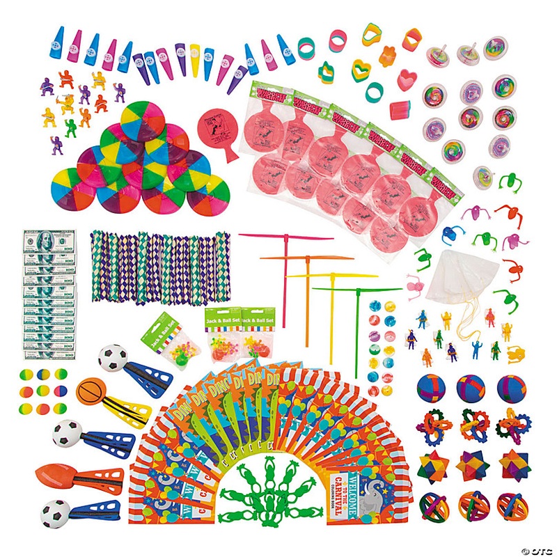 Bulk 240 Pc. Mega Deluxe Everyday Fun Novelty & Toy Assortment
