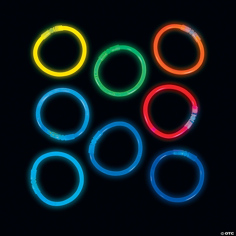 Bulk 50 Pc. Glow Bracelet Assortment