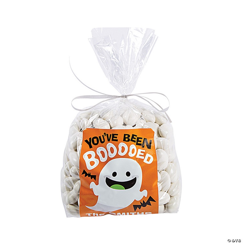 Bulk 50 Pc. Personalized Youve Been Booed Cellophane Bag Kit