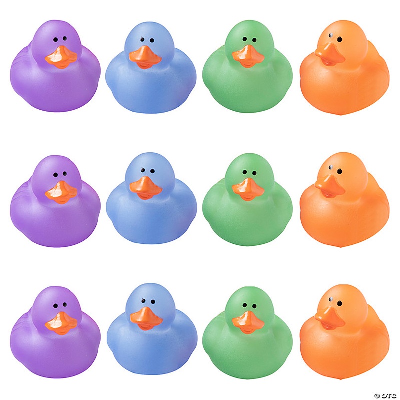 Exciting Color-Changing Rubber Ducks - 12 Pc. for Parties and Prizes