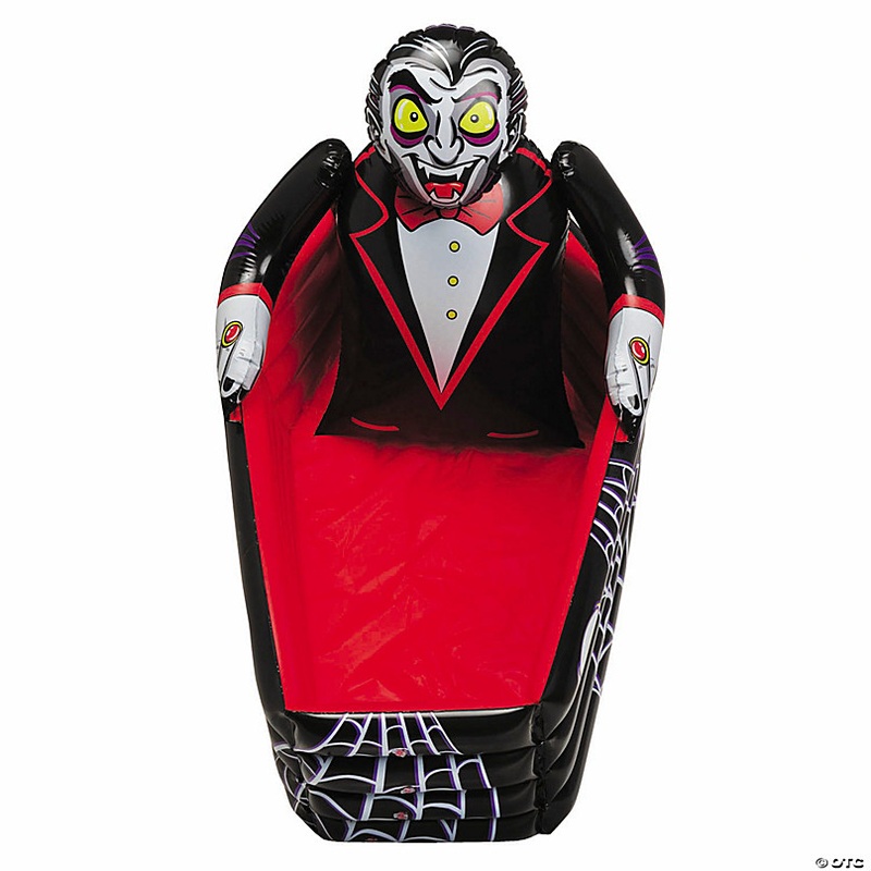 Inflatable Black, Red & White Vampire Coffin Cooler