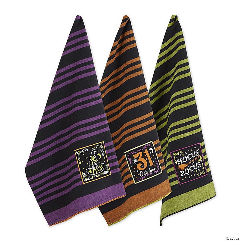 Witchful Thinking Embellished Dishtowel (Set Of 3)