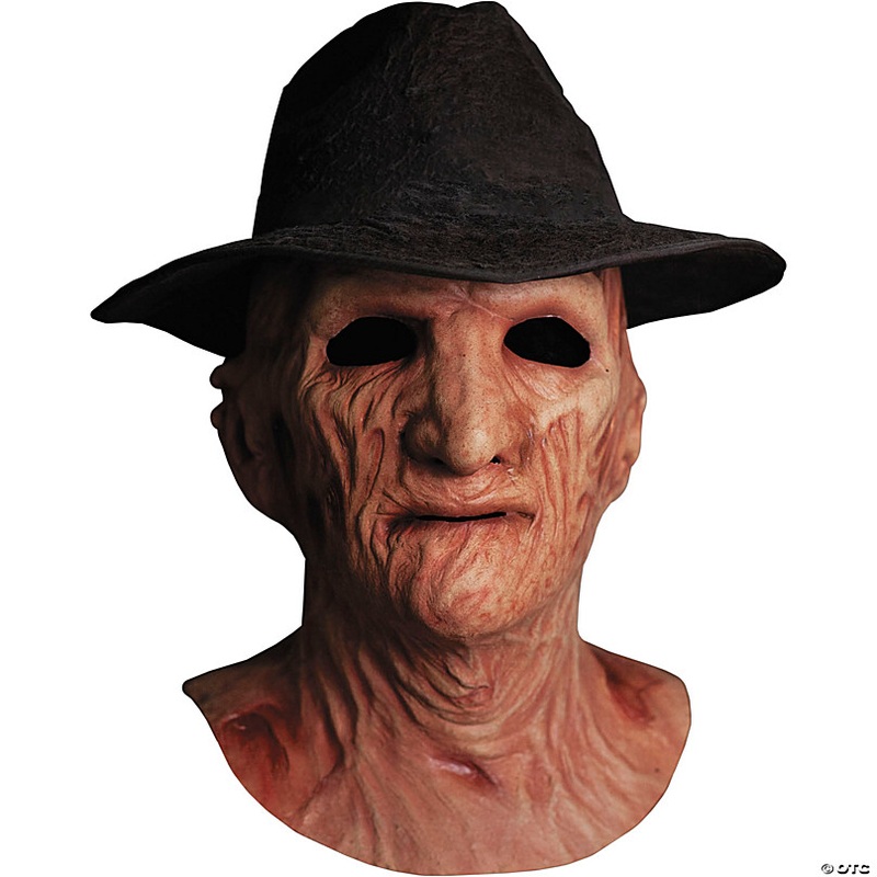 A Nightmare on Elm Street 2: Freddy's Revenge Deluxe Freddy Krueger Mask with Fedora Hat