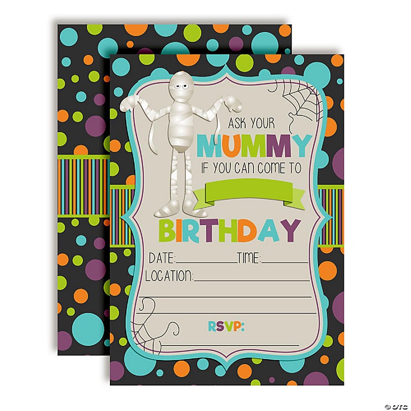 AmandaCreation Mummy Birthday Invites 40pc.