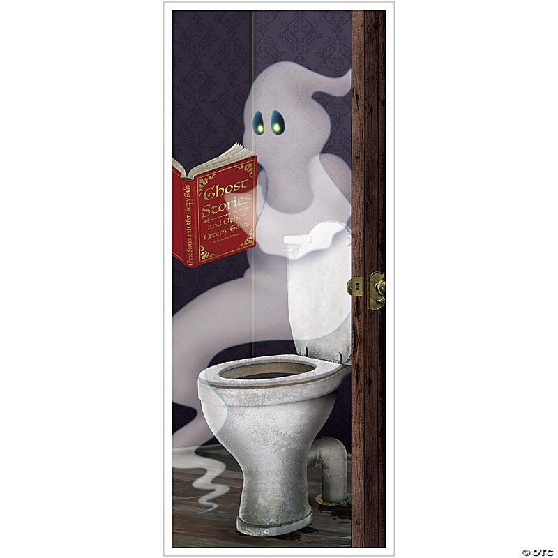 Beistle - Ghost Restroom Door Cover - 12 Pack