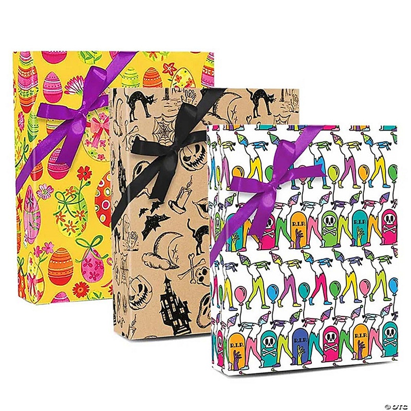 Classic Holiday Wrap Designs - 30 Inch x 833 Ft Zombies