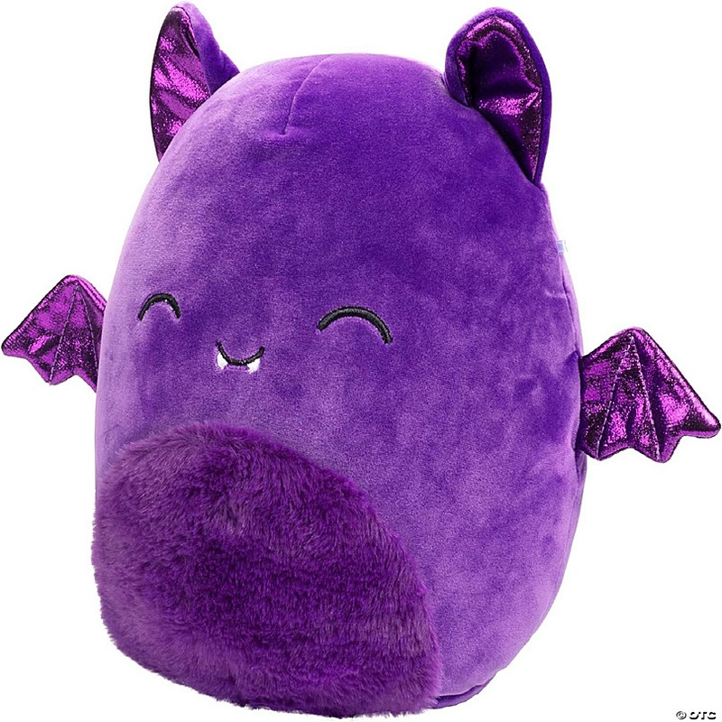 Squishmallows 10 Blas The Purple Bat Officially Licensed Kellytoy Plush - Collectible Soft & Squishy Stuffed Animal Toy - Add to Your Squad - Gift for Kids
