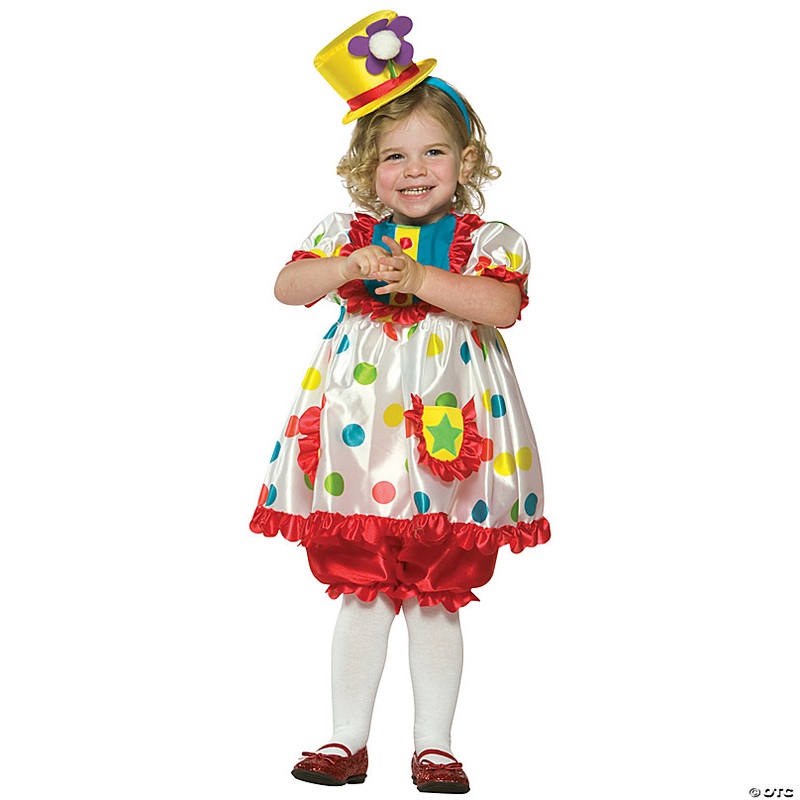 Toddler Clown Girl Costume