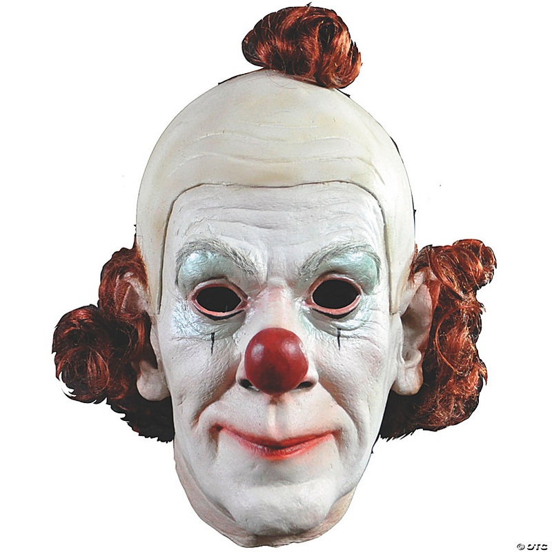 Trick or Treat Studios Circus Clown Overhead Mask with Hair