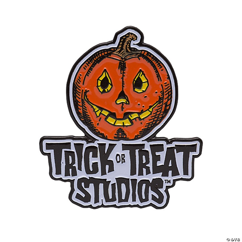 1 1/2 Trick or Treat Studios Logo Full-Color Enamel Pin