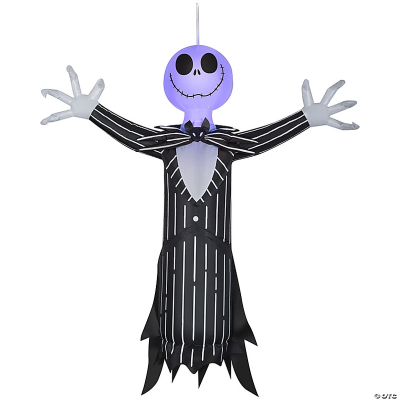 48 Airblown Inflatable Light-Up The Nightmare Before Christmas Jack Outdoor Yard Decoration