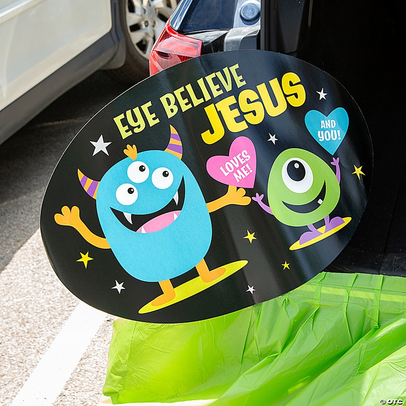 Deluxe Religious Monster Trunk-or-Treat Decorating Kit - 7 Pc.