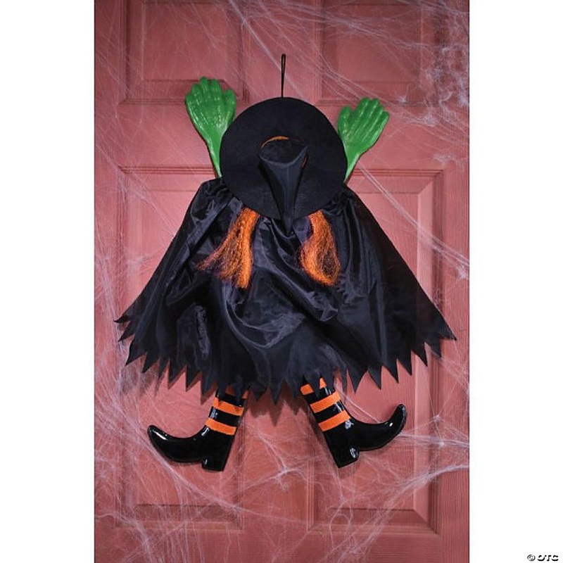 Fun World Wrong Way Orange Witch