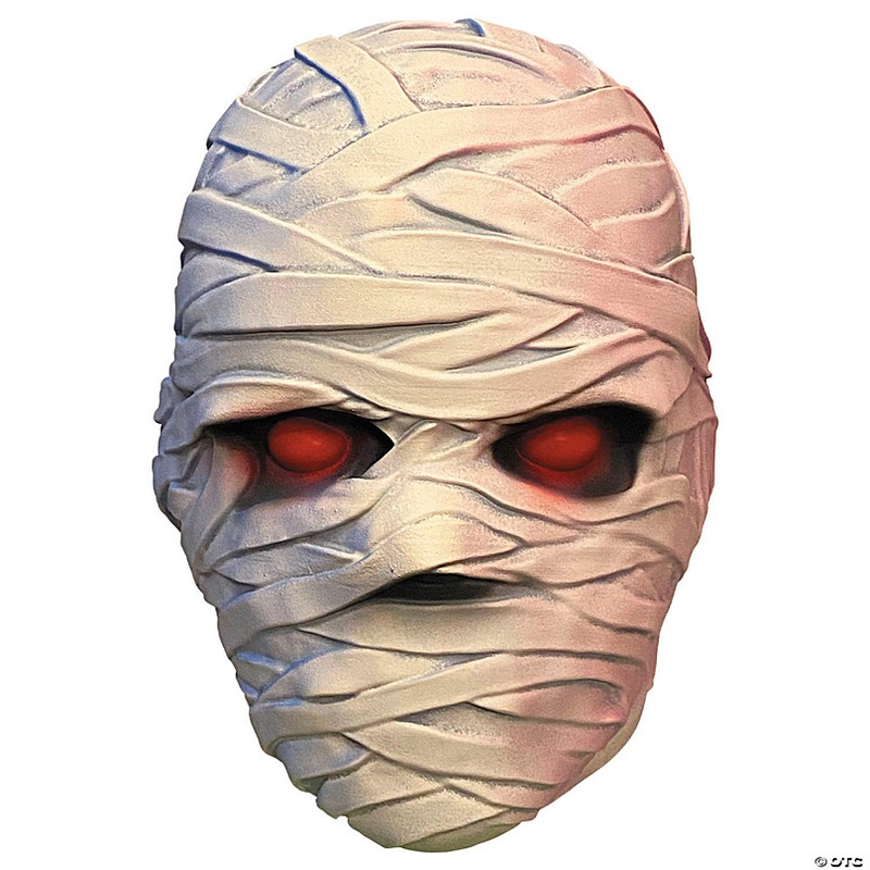Goosebumps Mummy Overhead Vinyl Mask - One Size