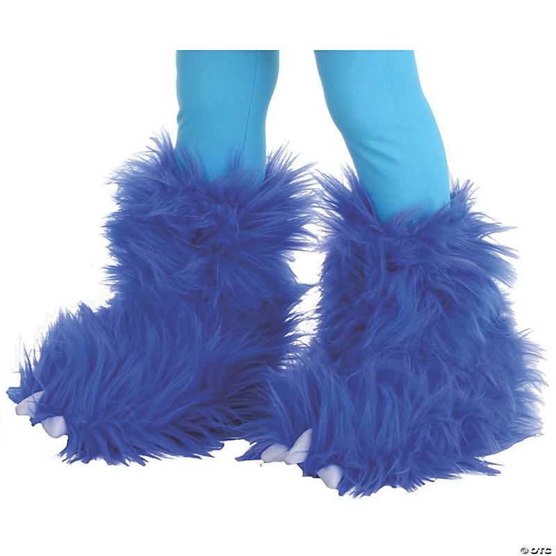 Kids Electric Blue Monster Boot Tops