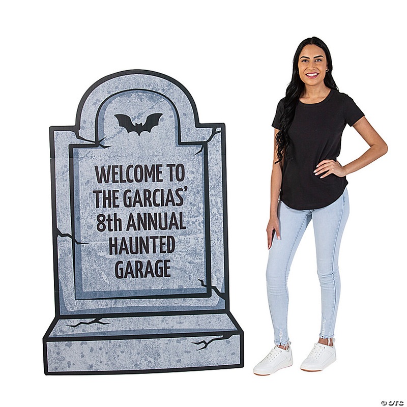 Personalized Cardboard Cutout Tombstone Stand-Up