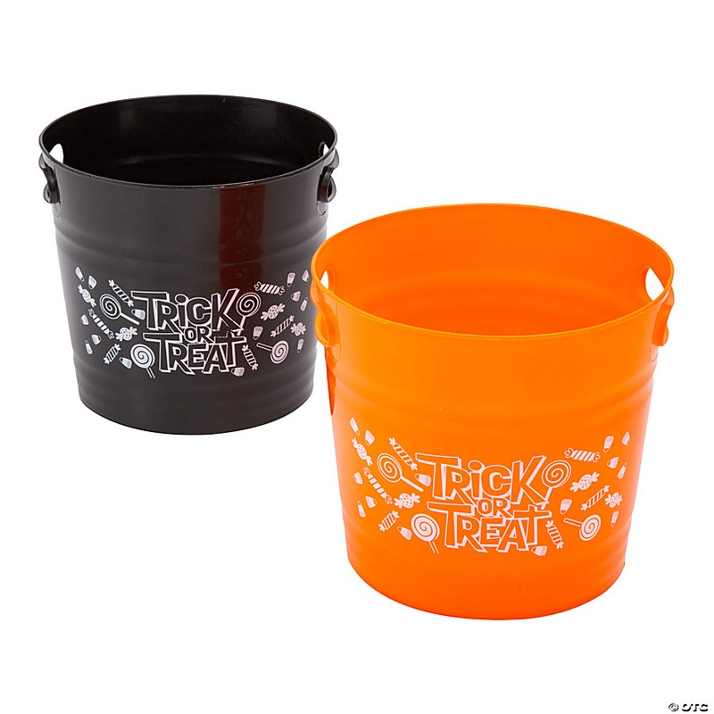 Trick or Treat Candy Bucket Assortment - 4 Pc.