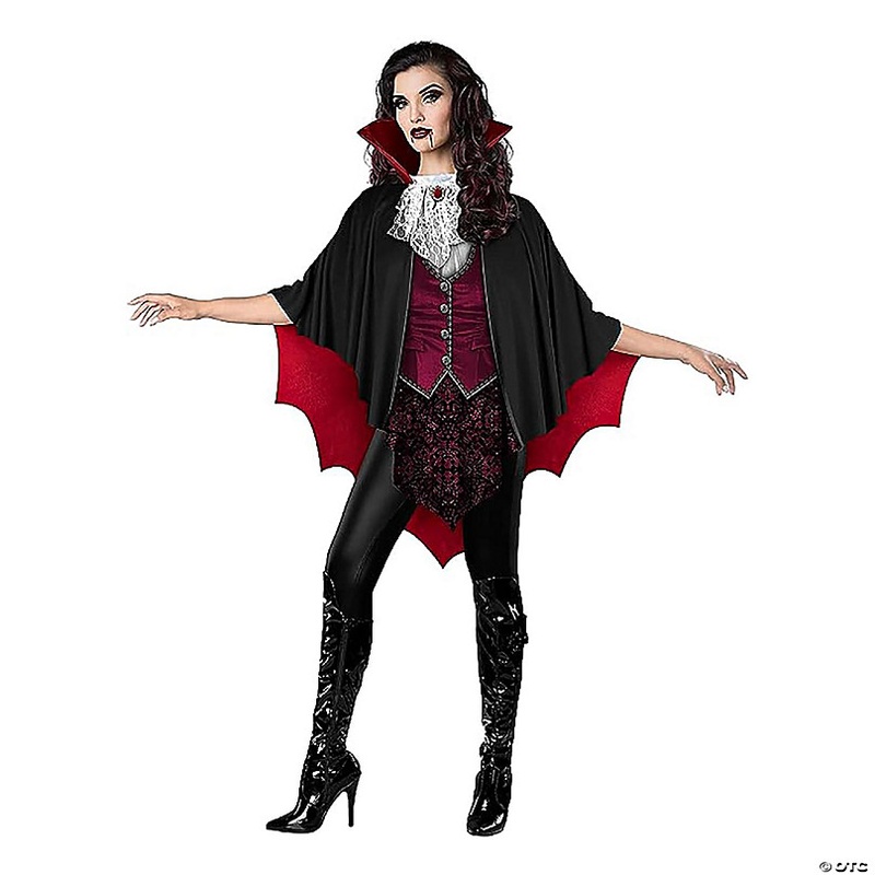 Vampire Poncho Womens Costume
