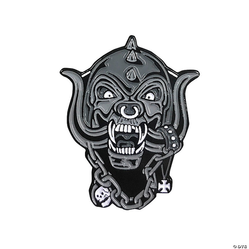 1 1/2 Motrhead Warpig Monster Face Enamel Pin