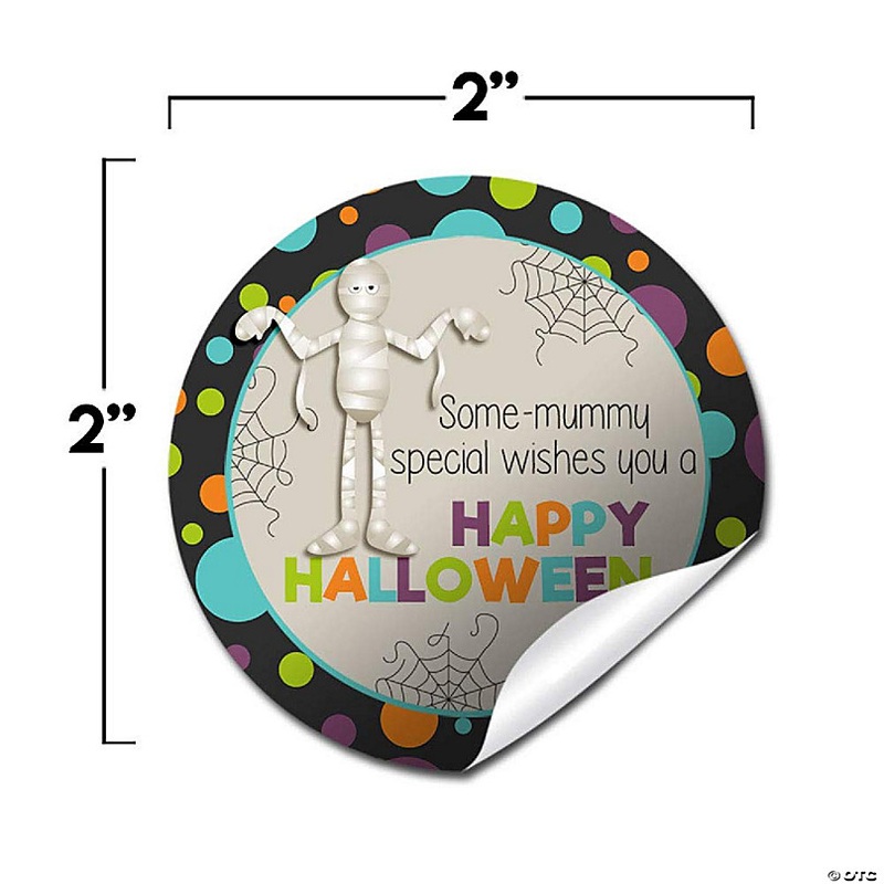 AmandaCreation Mummy Envelope Seals 40pc.