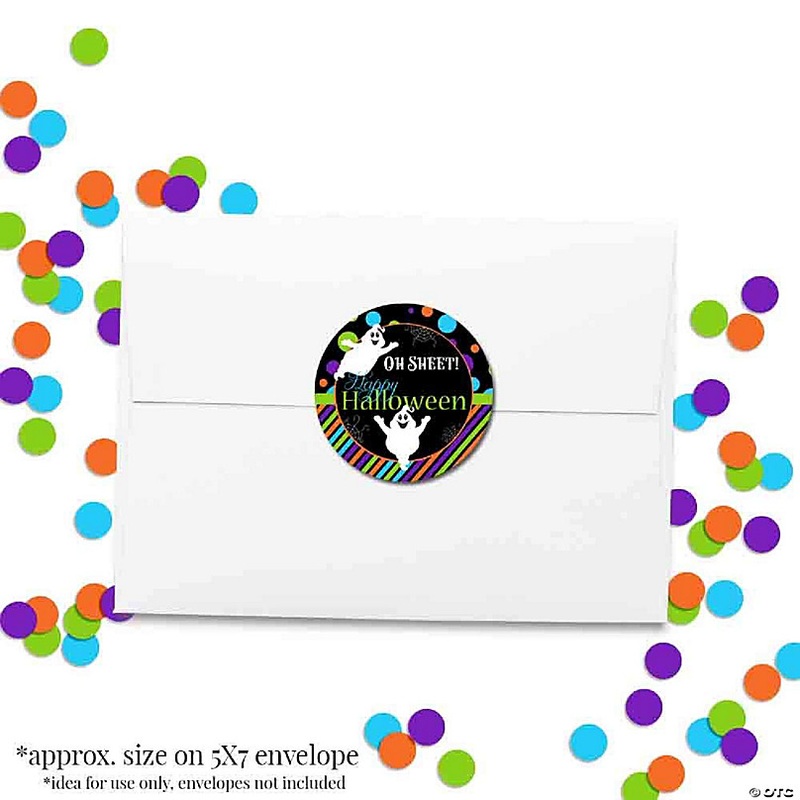 AmandaCreation Oh Sheet Ghost Envelope Seals 40pc.