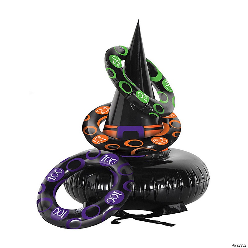 Beistle - Inflatable Witch Hat Ring Toss - 12 Pack