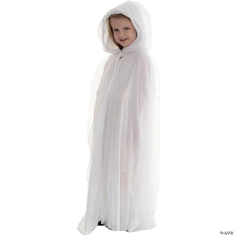 Ghost Child Costume Cape, White
