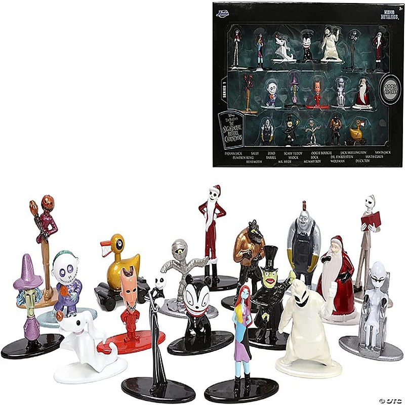 Nightmare Before Christmas Nano Metalfigs 18 Pack  1.65 Inch Die-Cast Figures