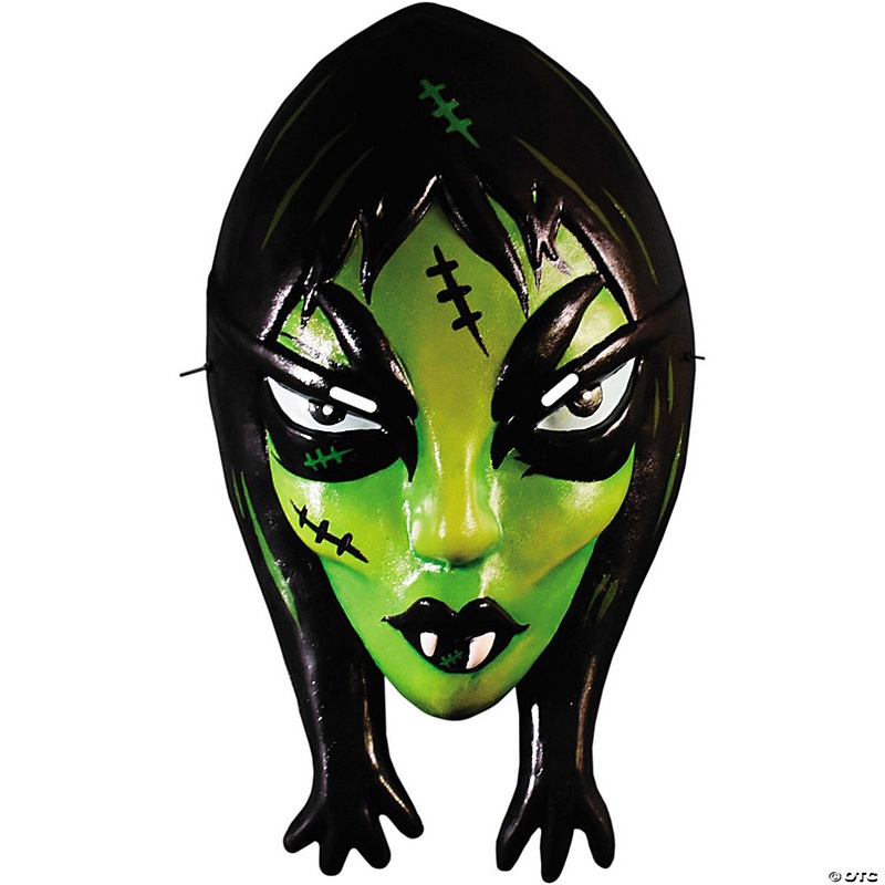 Toxictoons Ghoulena Monster Plastic Molded Mask - One Size