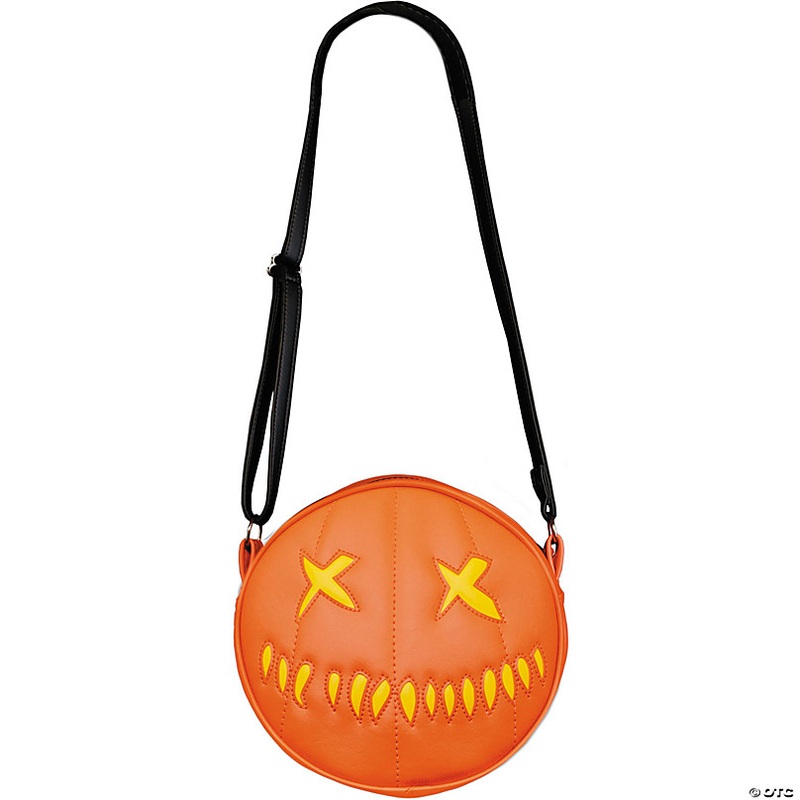 Trick r Treat Lit Sam O Lantern Bag with Adjustable Strap