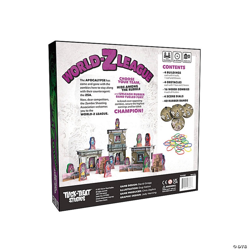 World-Z League Zombie-Themed Game for 1 to 4 Players