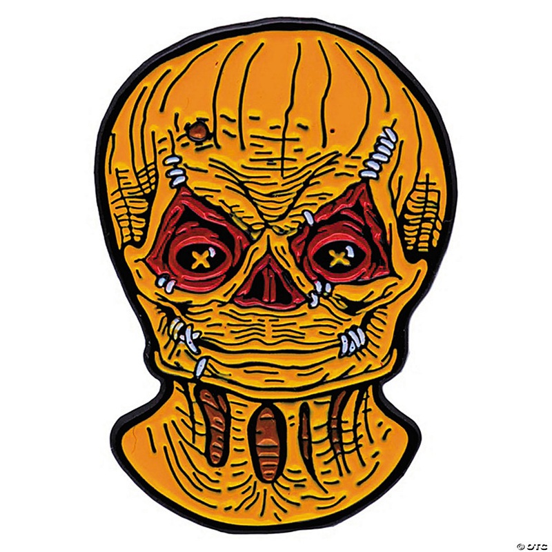 1 1/2 Trick r Treat Sam Unmasked Monster Face Full-Color Enamel Pin