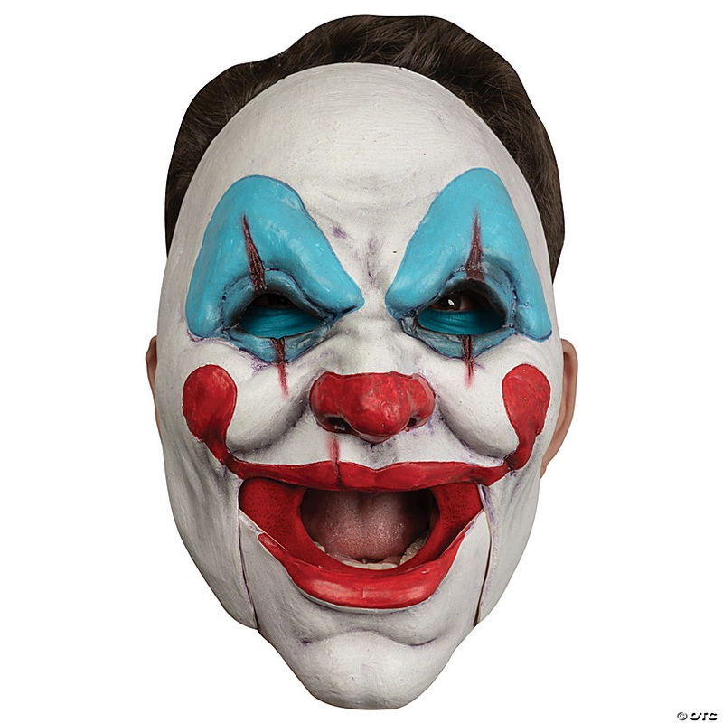 Adults Clown Moving-Mouth Latex Mask